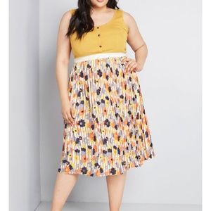 Modcloth pleated skirt